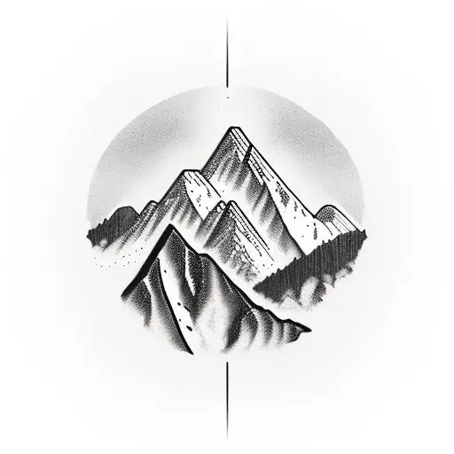 Mountains In Back With Repsect Love Unity In Greek