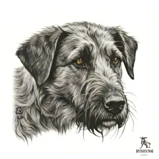 Irish Wolf Hound Dog