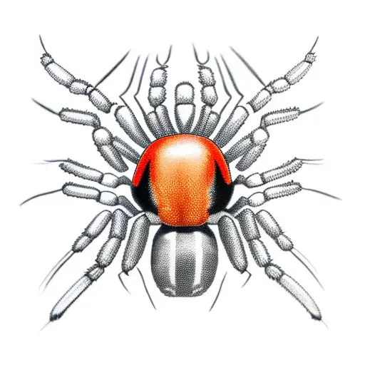 Black Widow Spider Realistic 4K