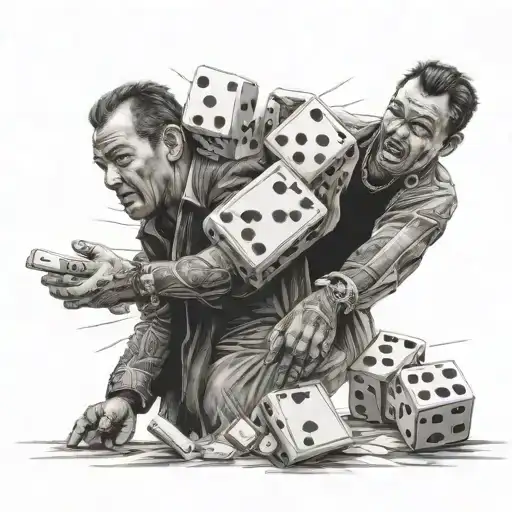 Man That Plays Domino Cuban Game