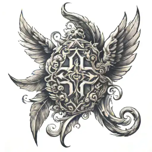 Aviles Family Ruin Latin Decent Symbol