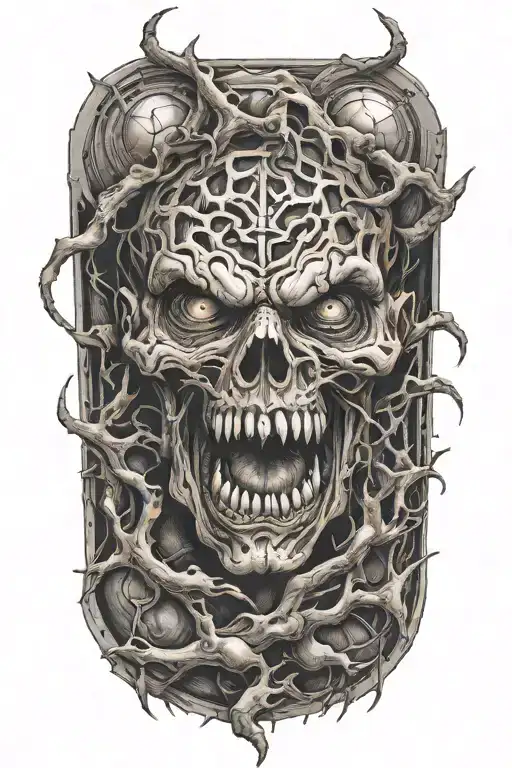 Creepy Outdoors Half Slee Based