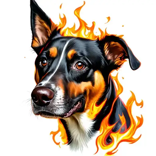 Spartano And Face On Fire Dogs