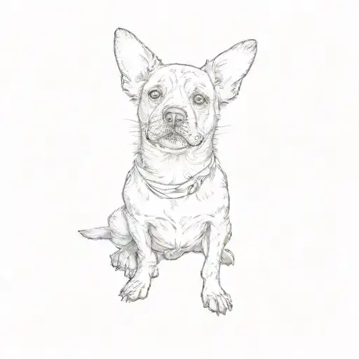 A Dog Praying For Baby Girl's Surgery Day