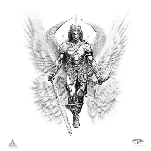 Archangel Michael Defeating Demon