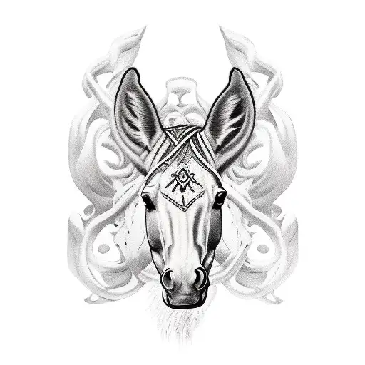 Western Outlaw On Horse