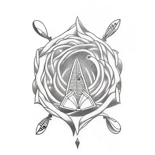 A Unique Tattoo Combining A Surfboard And A Book To Represent Your Love For Novels And Surfing