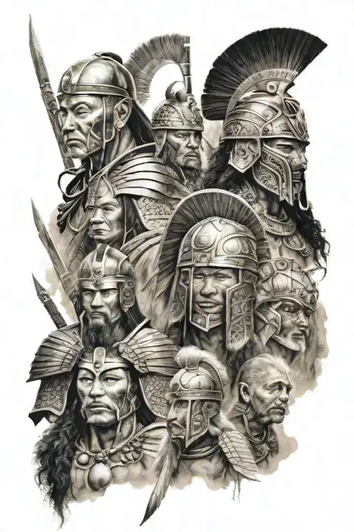 Historical Warriors From Different Civilisations