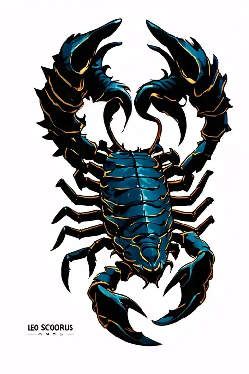 Leo Scorpio Locked In Battle