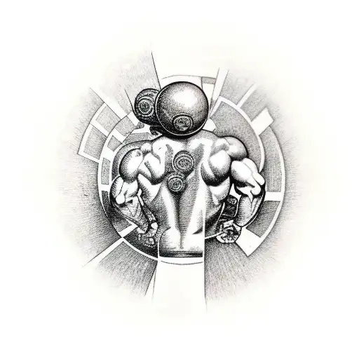 Atlas The Titan From Greek Mythology Holding Up The World