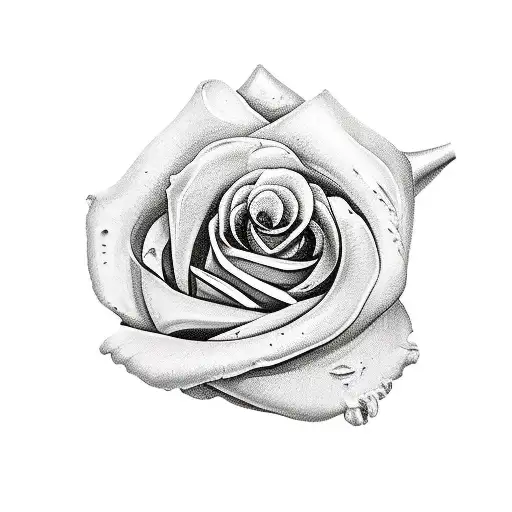 Dagger With Different Flowers Coming Off The Handle