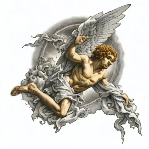 Angel Falling From The Sun