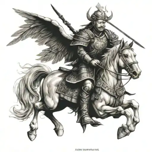 Mongol Warrior Angel Mother