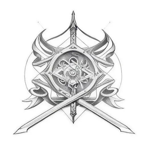 Bow And Arrow Worrior