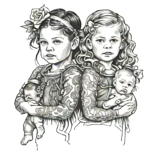 Mia Reason Eva Love Twin Daughters