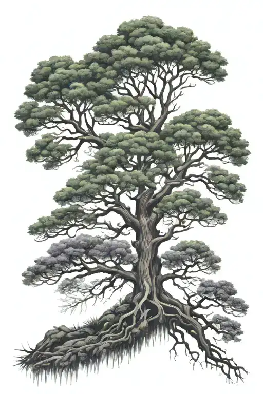 Trippy Nature Elements Like Trees