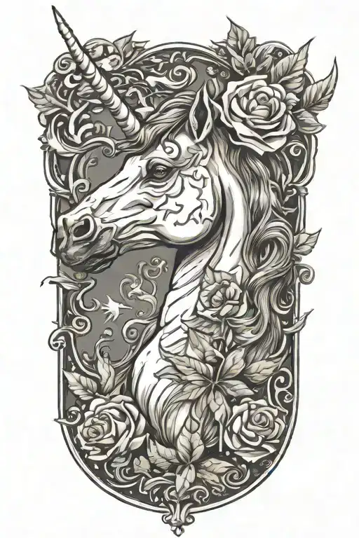 A Unicorn Smoking A Joint