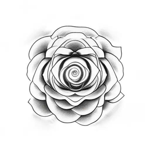 Clock Roses Eye Chain