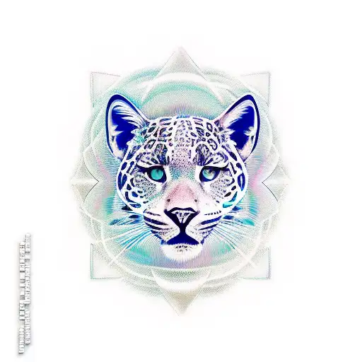 A Psychedelic Electronic Music Waveform Design Incorporating A Jaguar Silhouette