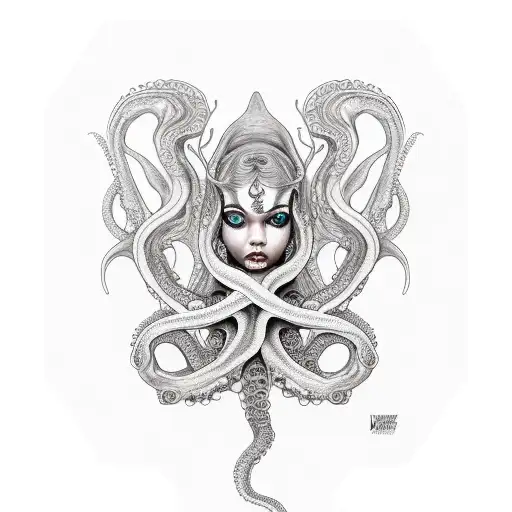 Nude Lady Octopus