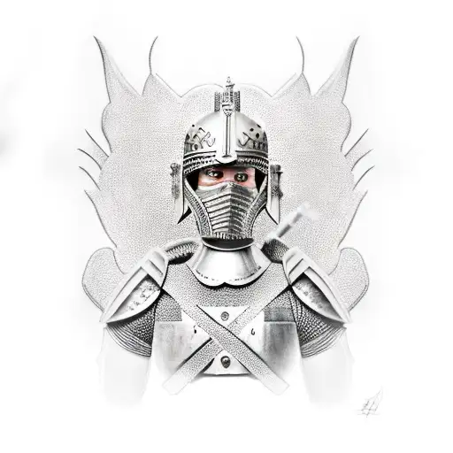 Trojan Soldier On A Horse