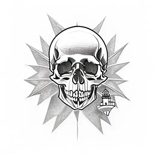 Skulls And Lighthouse