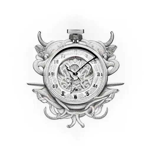 Aries And Weed And Clock