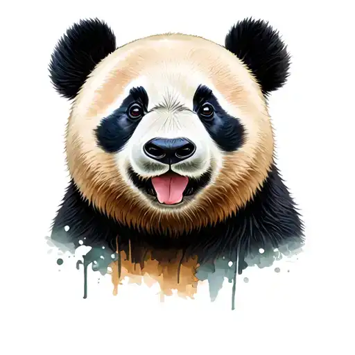 Face Panda Bear