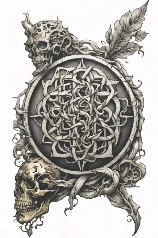 Mental Health And Healthcare Symbol Intertwined