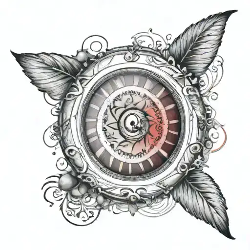 Red Ringer Print With Name In The Line Of Print