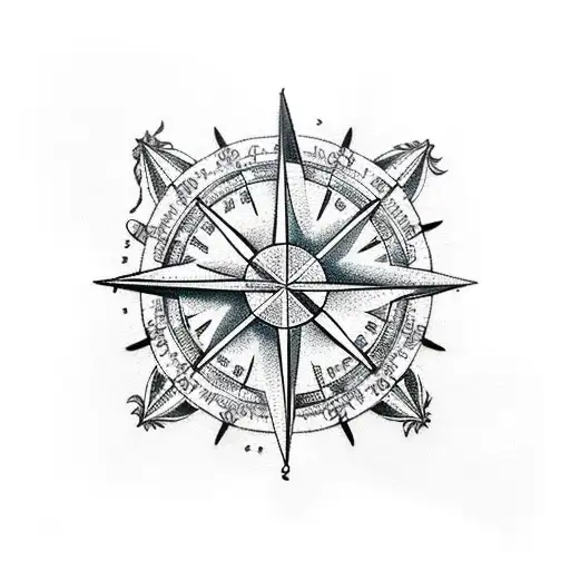 Pisces Zodiac And Compass
