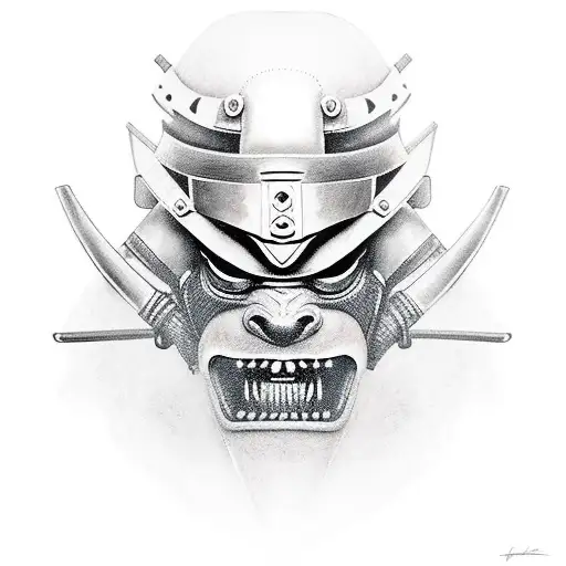 Samurai In Modern Tactical Gear