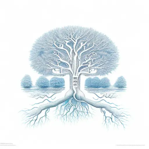 The Tree Of Life And The River Of The Water Of Life