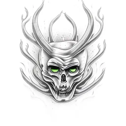 A Dark Horror Forest