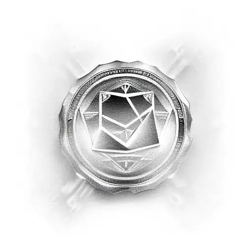 Cryptocurrency On The Background Of The Cottage