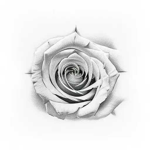 Rose Clock Cross Clouds Gates