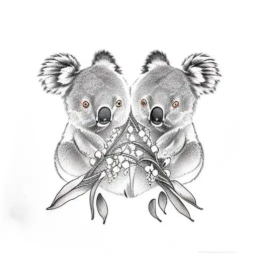 Lily Of The Valley And Koala Bear