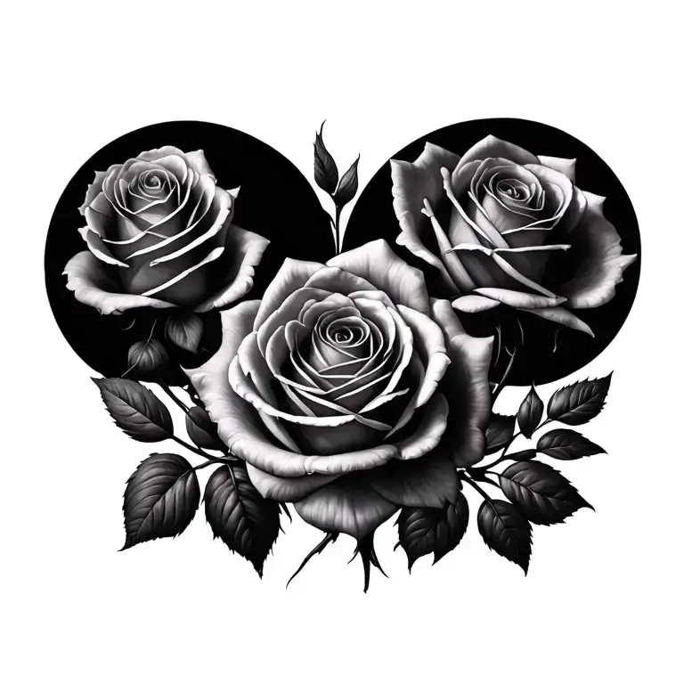 Twenty Nine Roses In Circle Shape