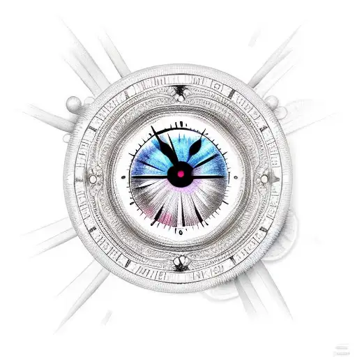 Clock With Eye