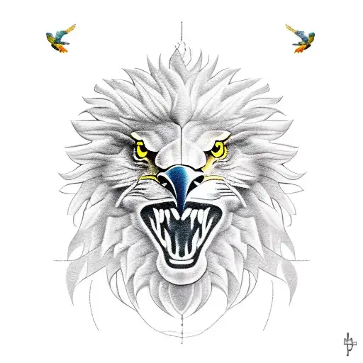 Eagle With Lion Combo