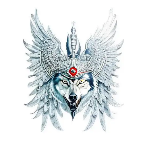 Polish Winged Hussarsleeve Nordic Wolves