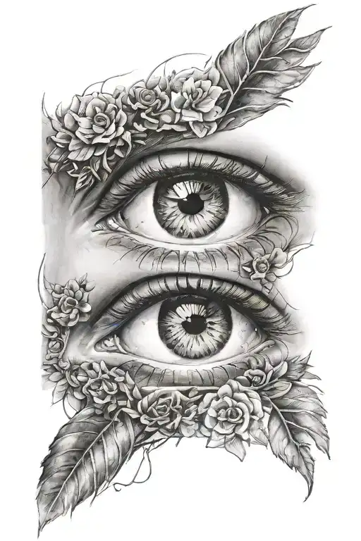 Eyes And The Background