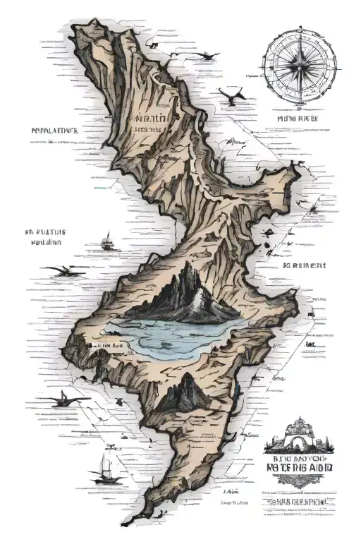 South Island Of New Zealand Map Detailed