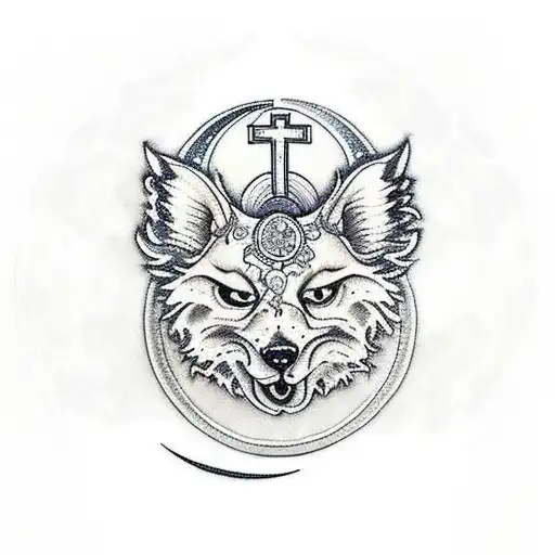 My Last Name Rivera With A Rosary And A Moon