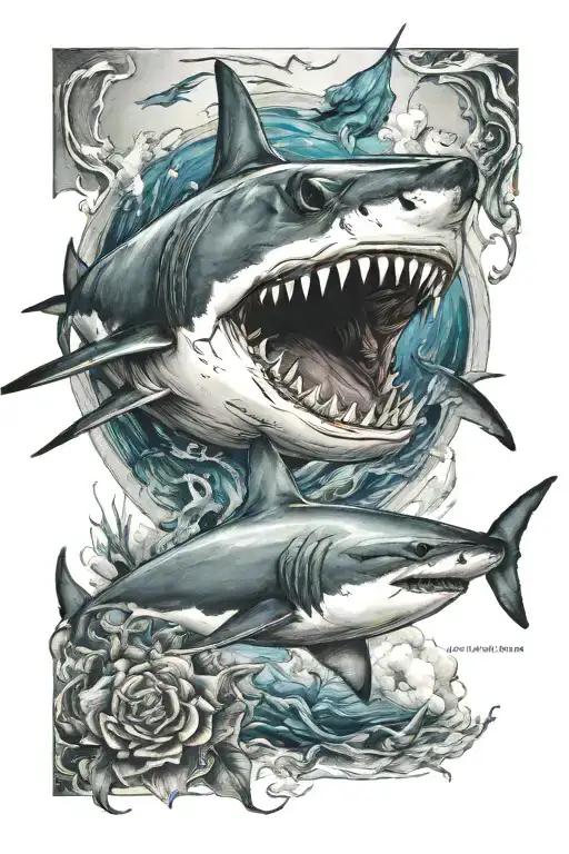 Shark And Ocean