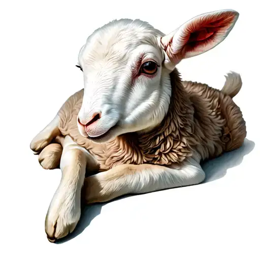 Lamb Lying