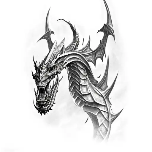 Skyrim Alduin Paarthurnax Sleeve Dragons