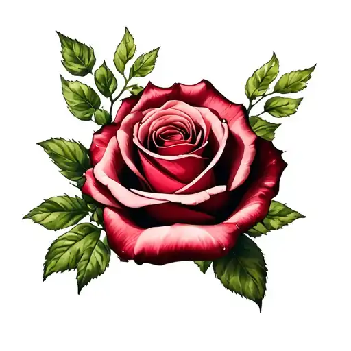 Dog Paw And Rose Growing