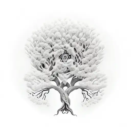 Tree Of Life With The Name Saesha