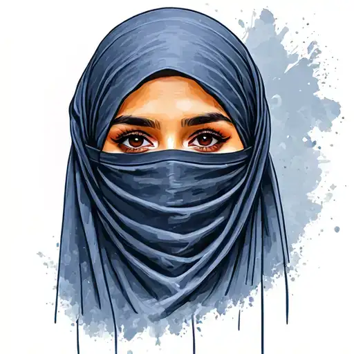Arabic Girl With Niqab